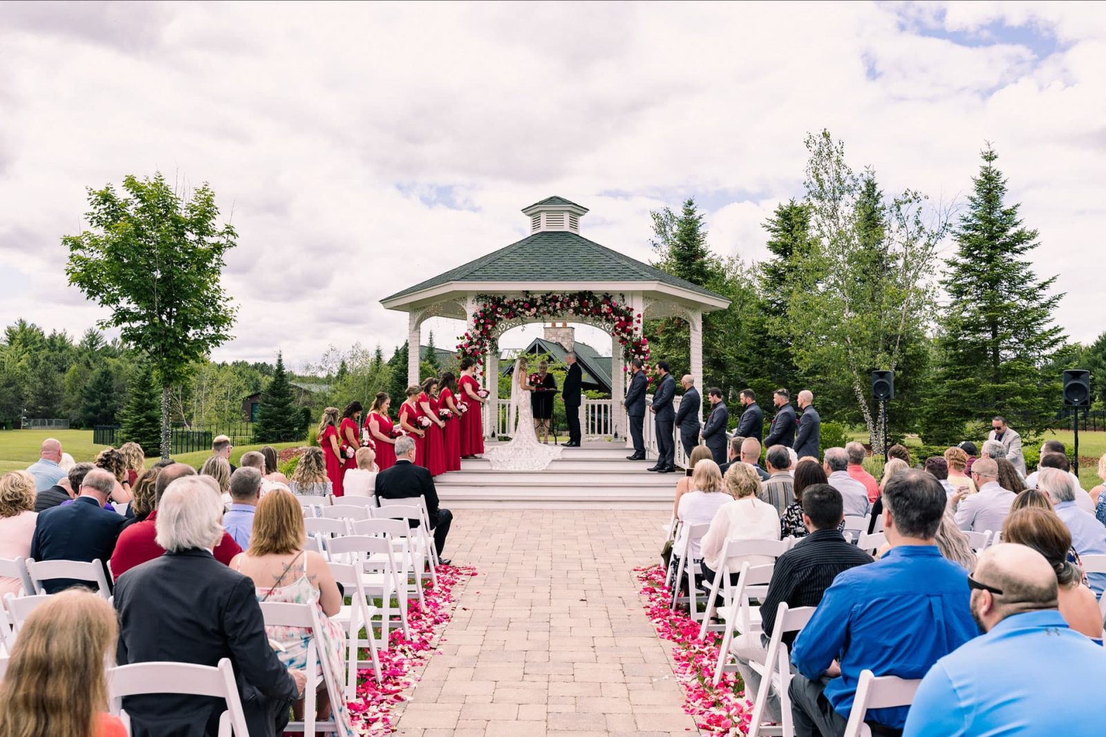 Wedding Ceremony at the Gazebo