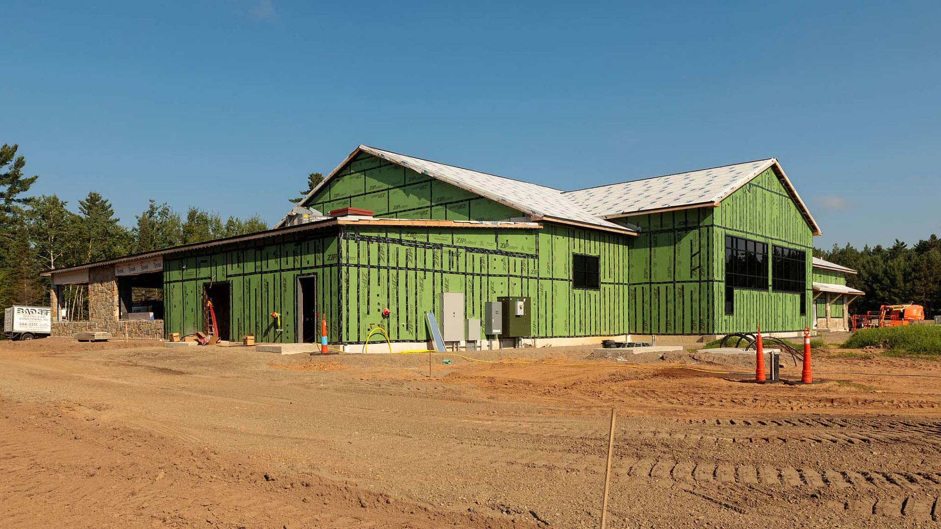 Southeastern view of the new Graham Center at Rondele Ranch