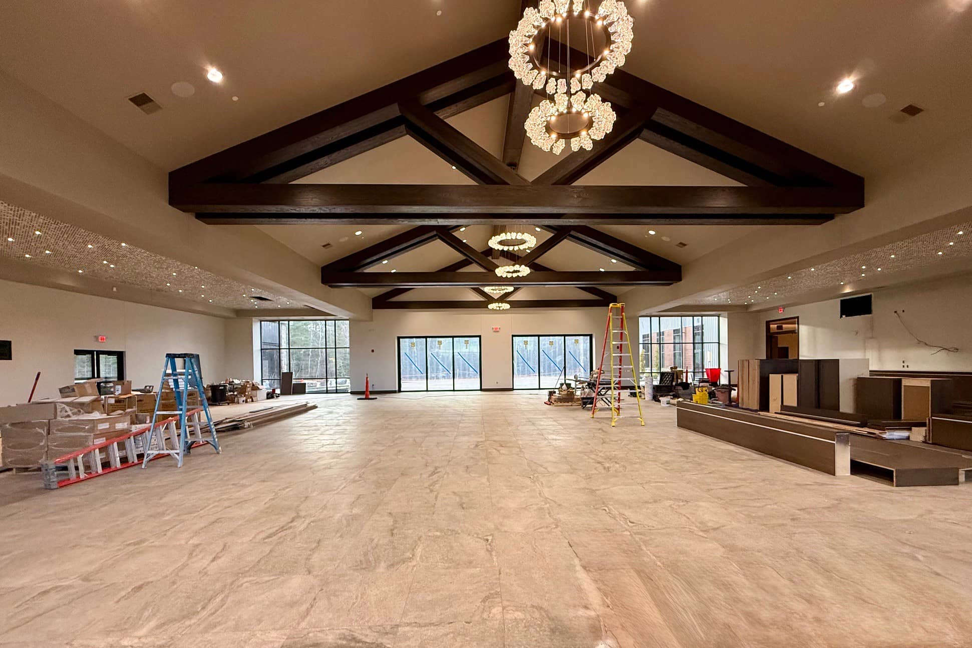 View from the Main Hall facing east