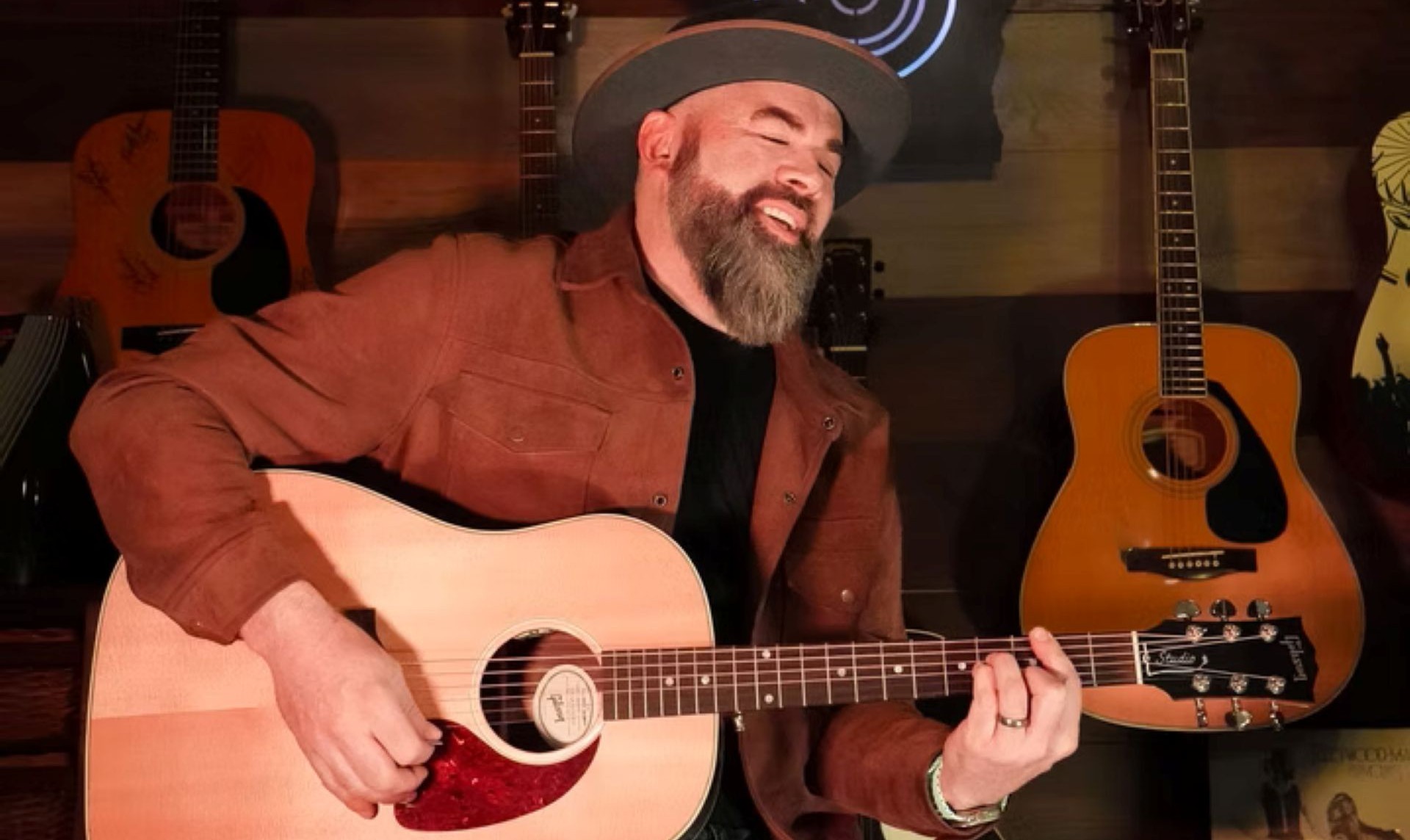 Musician Brad Emanuel performing