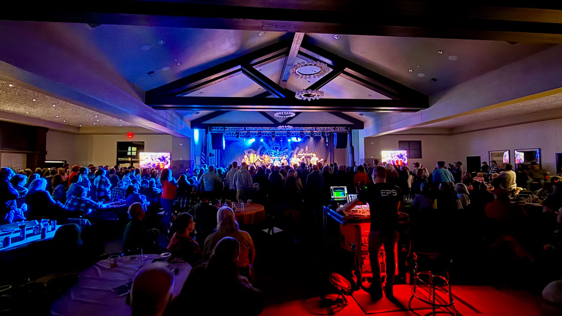 Concert inside the Graham Center at Rondele Ranch in Harshaw Wisconsin